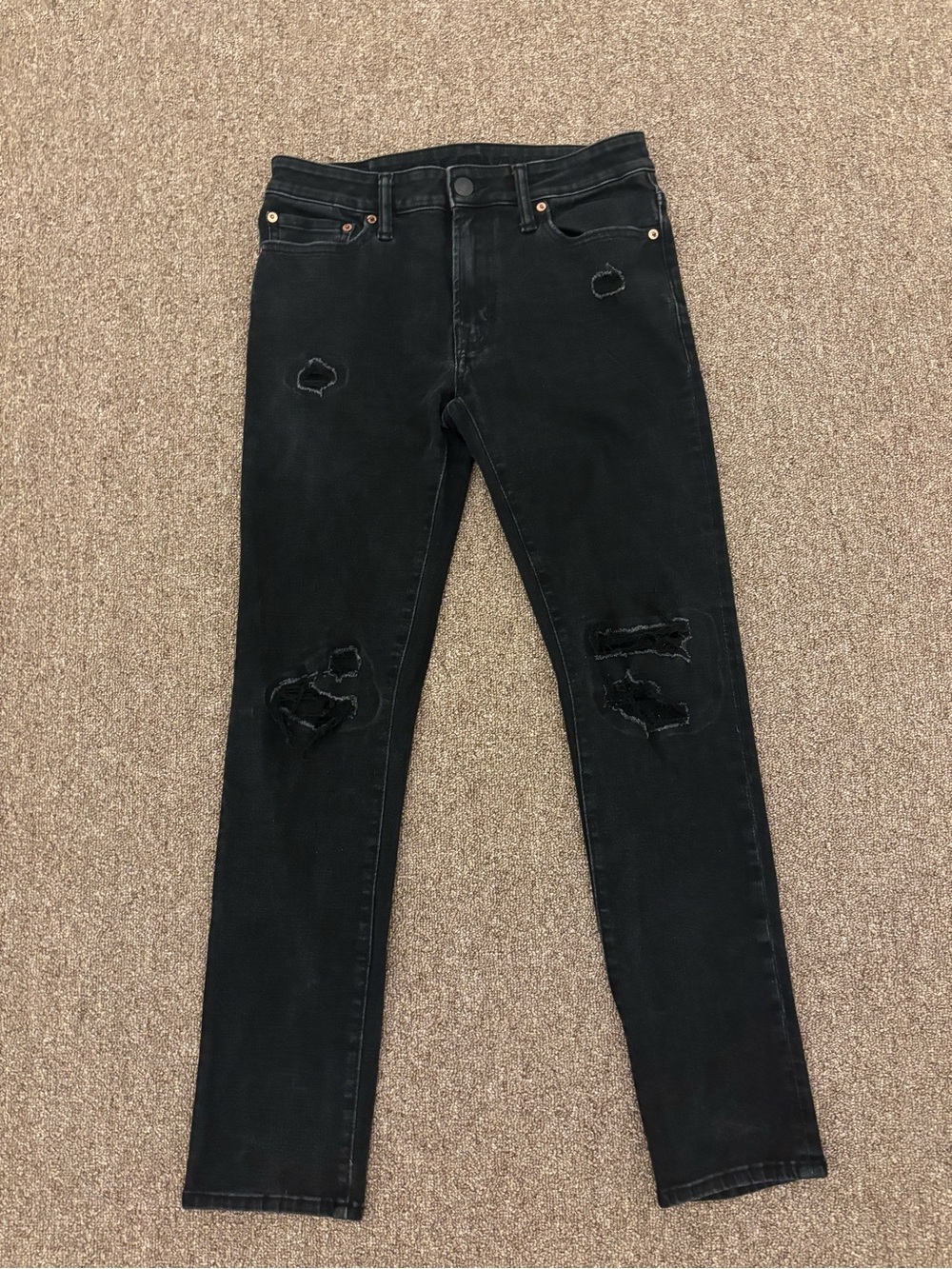 American Eagle Outfitters Black AirFlex+ High-Rise Jeans